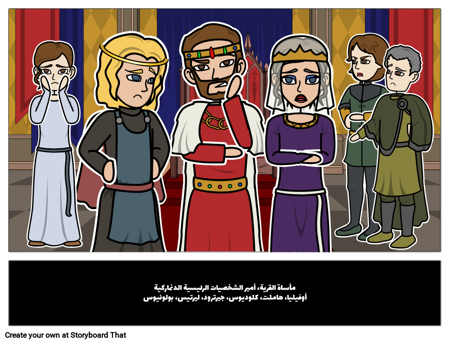 الشخصيات الرئيسية هاملت