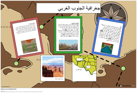 جغرافية الجنوب الغربي