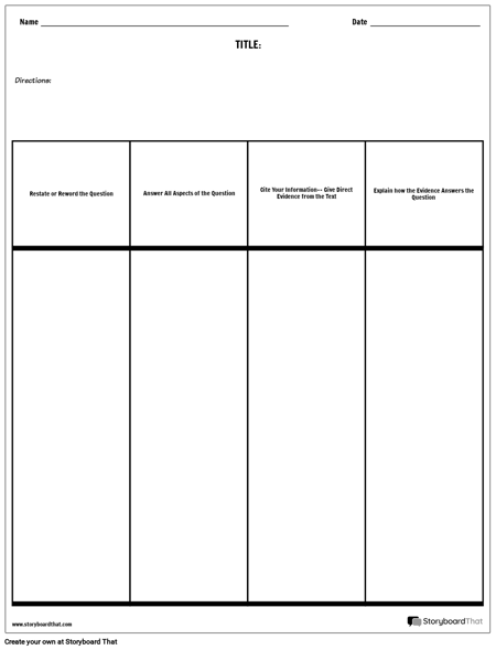 افتح أعمدة الاستجابة