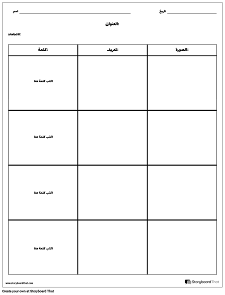 كلمة ، صورة ، تعريف