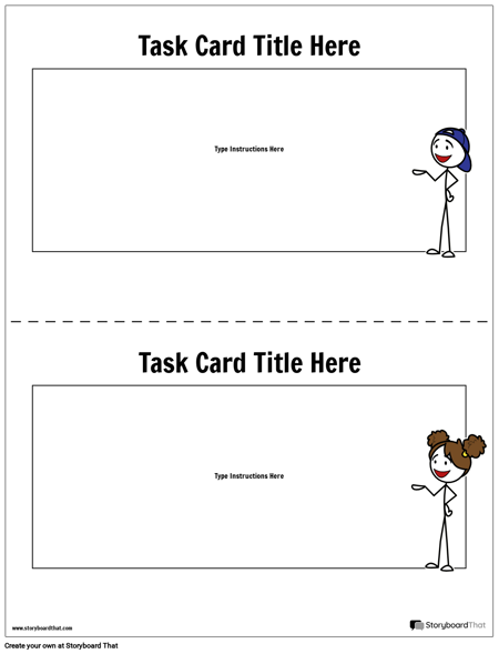 قالب بطاقة المهام 1