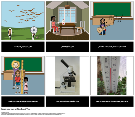 أمثلة من الملاحظات