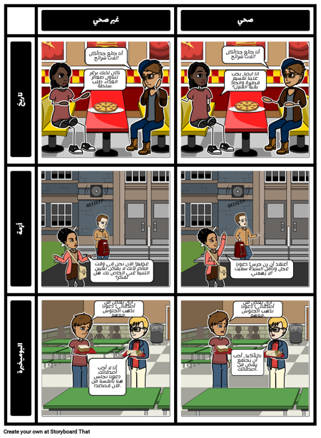 صحية فس غير صحية