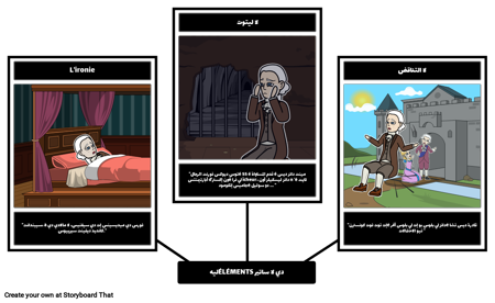 كانديد إت ليس Éléments دي لا ساتير