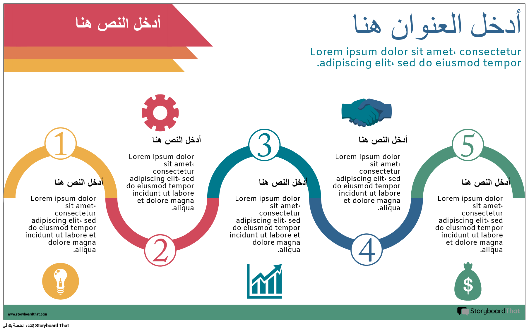 مخطط انسيابي Infographic 2 القصة المصورة من قبل Ar Examples