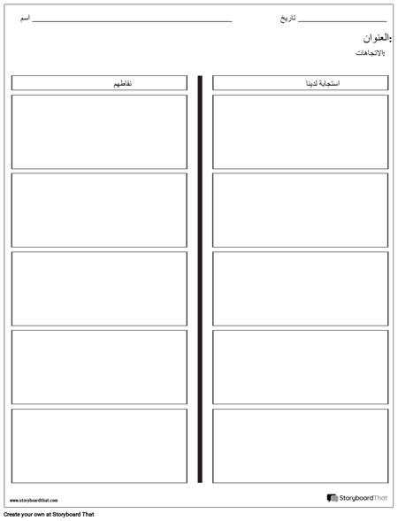 قالب مناقشة Flowsheet