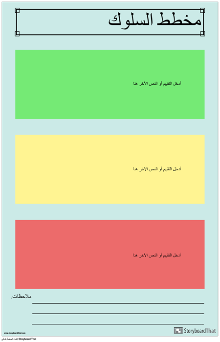 مخطط السلوك