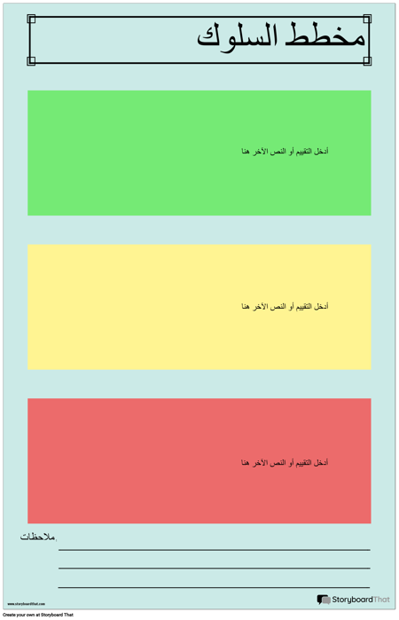 مخطط السلوك