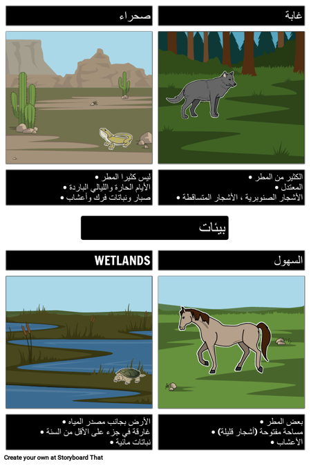 Frayer Model - Habitats