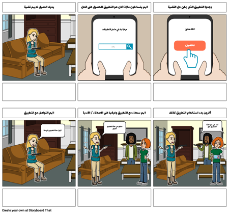 Mobile / Home - مثال على خريطة رحلة العميل