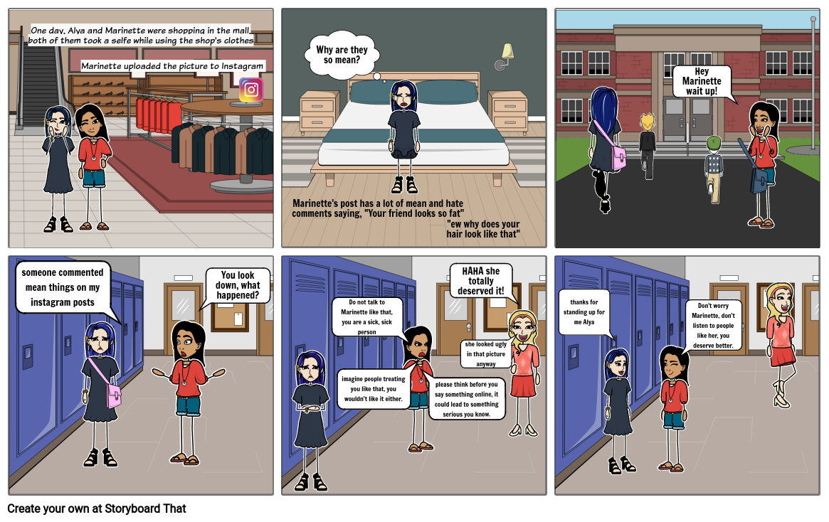 Internet Safety and Privacy Storyboard by arella23551