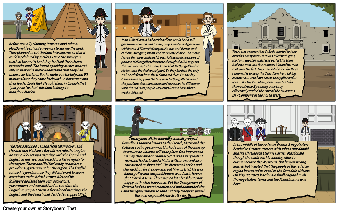 history comic strip assignment