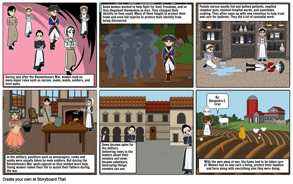 Revolutionary Women Storyboard By Arlene64361 4133