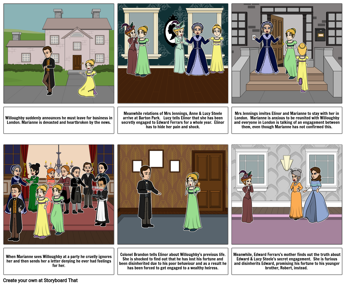 Sense and Sensibility 2 Storyboard by artyducky