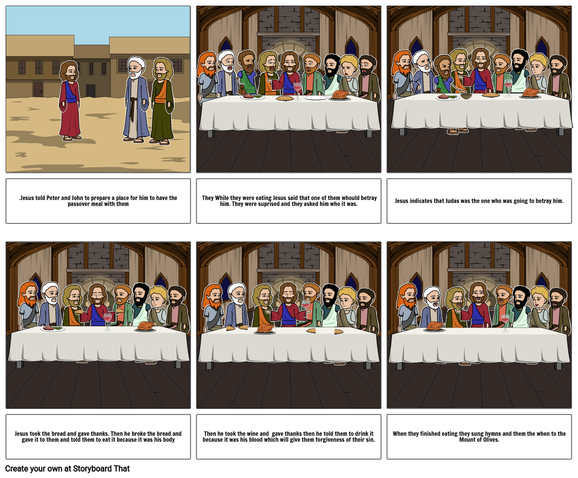 The Last Supper Storyboard by asetia1