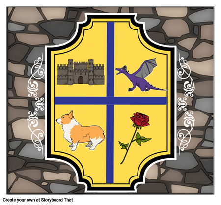 A Medieval Feast - Crest Coat of Arms