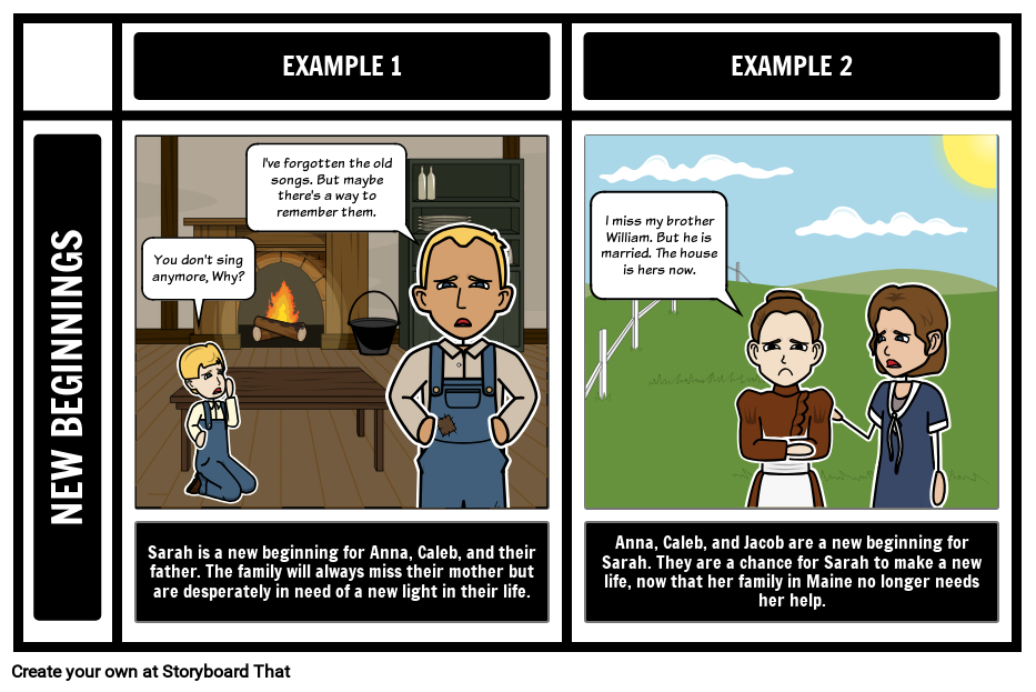 Sarah Plain and Tall Theme Storyboard par ashley-trudeau