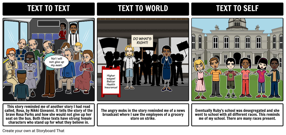 the-story-of-ruby-bridges-text-connections-storyboard