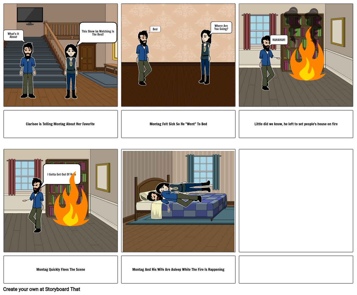 Fahrenheit 451 Storyboard By Ashtonkurzawa