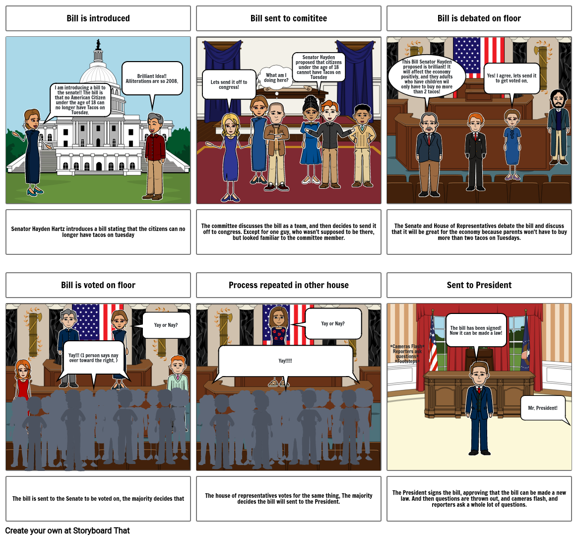 New Law Storyboard por asteger9836