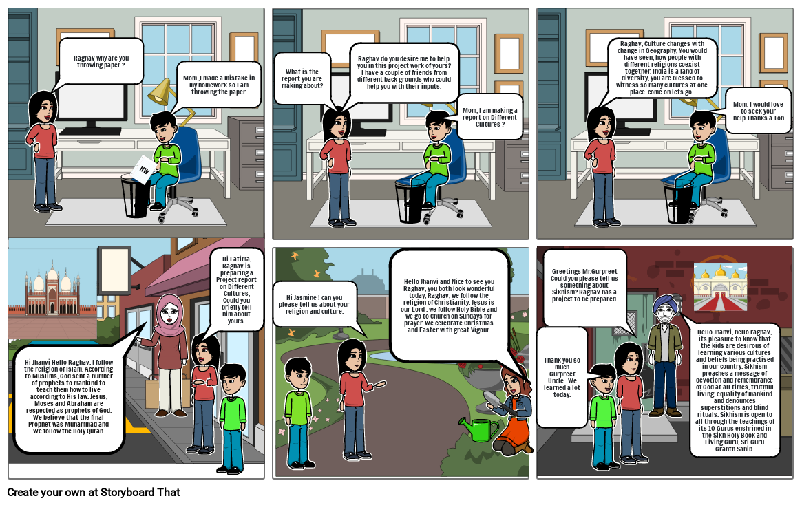 Raghav S Study Tour Storyboard Por Atiq