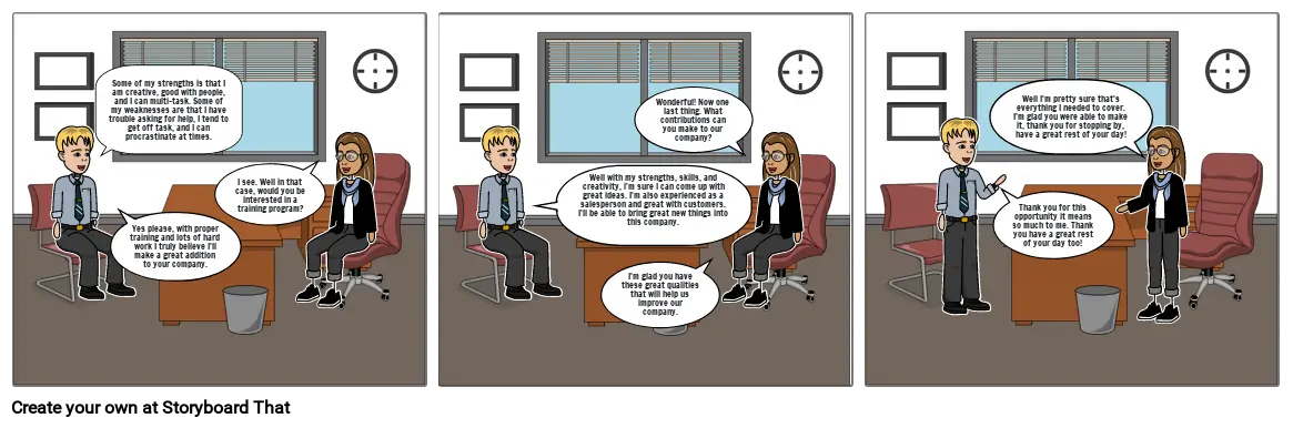 Interview Comic Strip pt.2