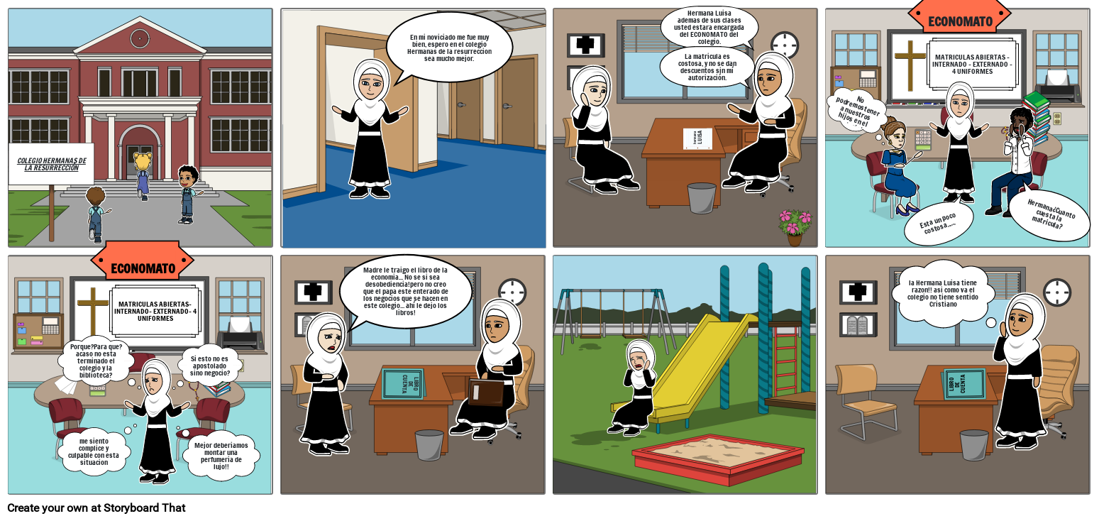 LA HERMANA LUISA Storyboard por b03b8da3