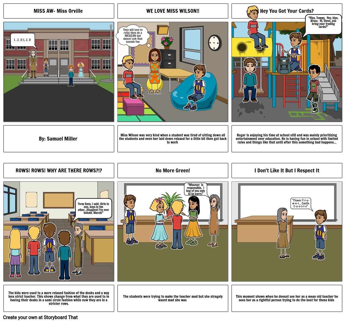 Miss Awful Storyboard Project Storyboard par b042cd58