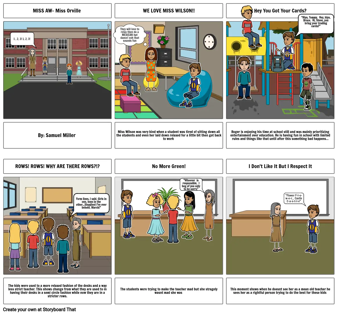 Miss Awful Storyboard Project Storyboard par b042cd58