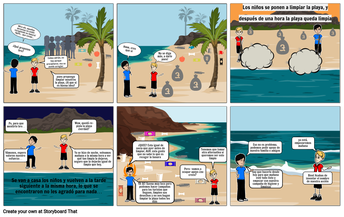 Contaminacion Ambiental Storyboard By B04b3b2b