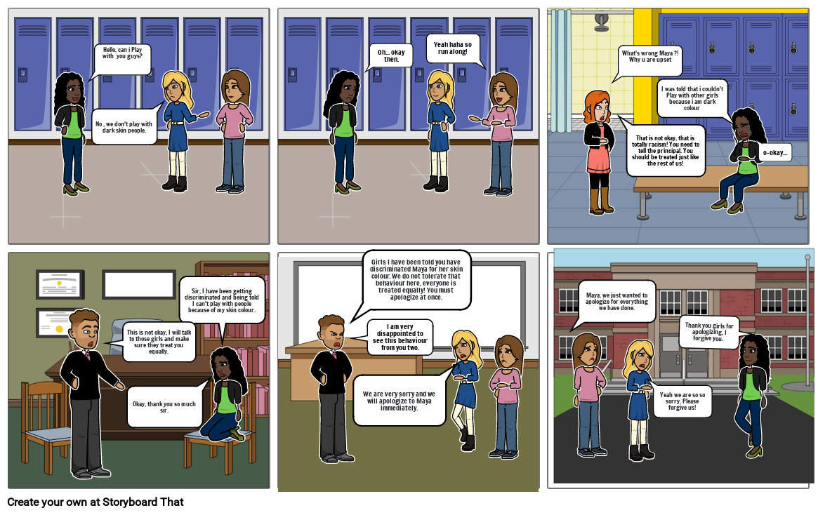 Discrimination Storyboard por b05a8016