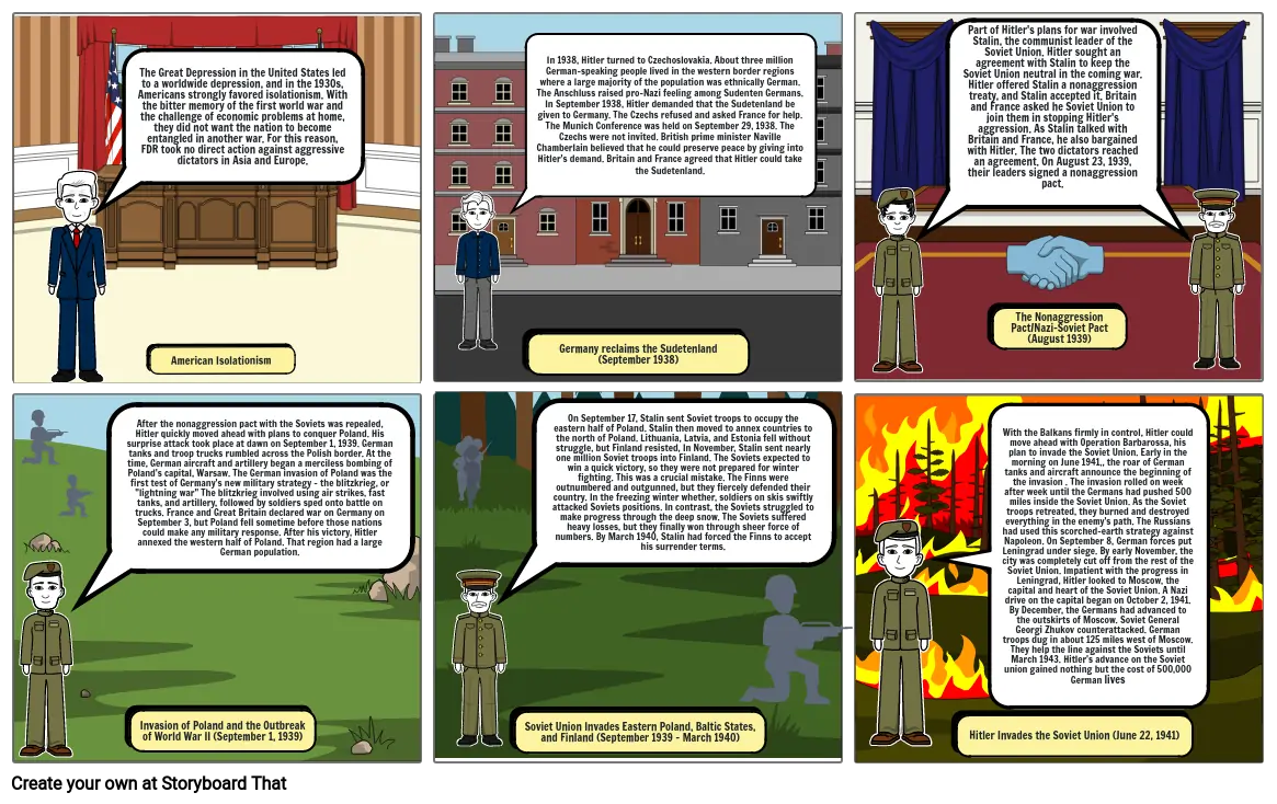 U.S. History Storyboard