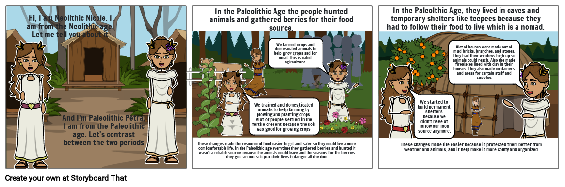 Paleolithic vs. Neolithic Age