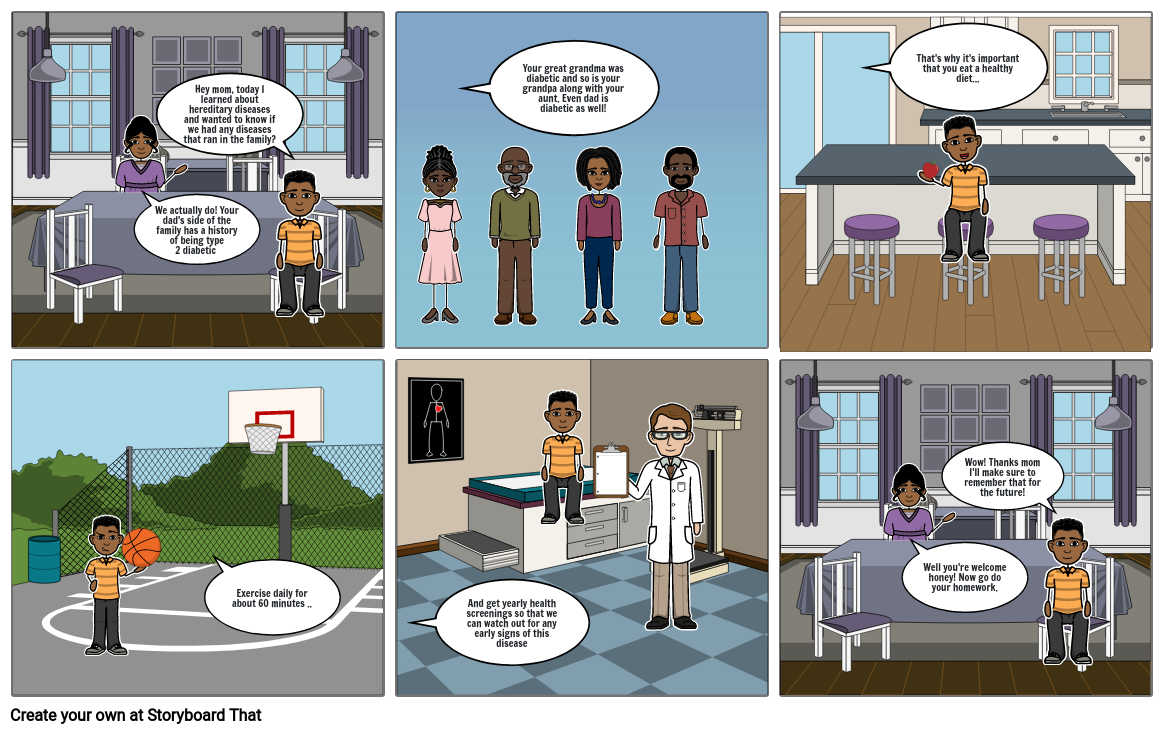 Hereditary Disease Project Storyboard
