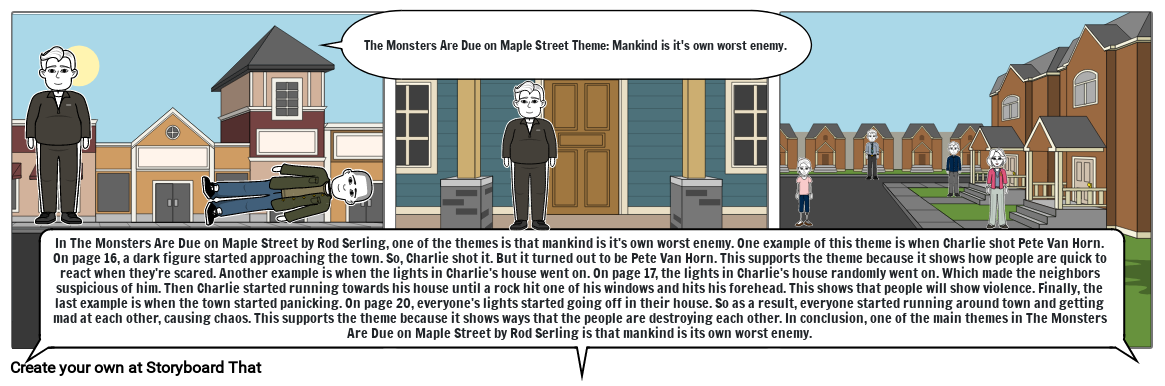 The Monsters Are Due On Maple Street Theme