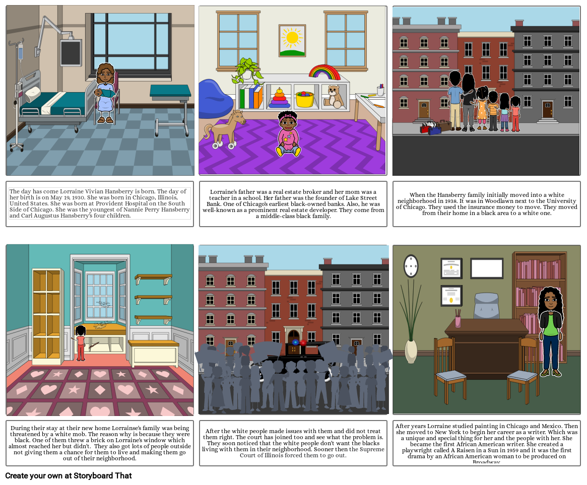 Lorraine Hansberry&#39;s Storyboard