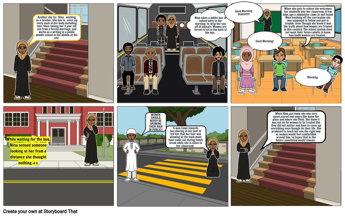 Graphic Novel Assignment Storyboard by b14f7b24