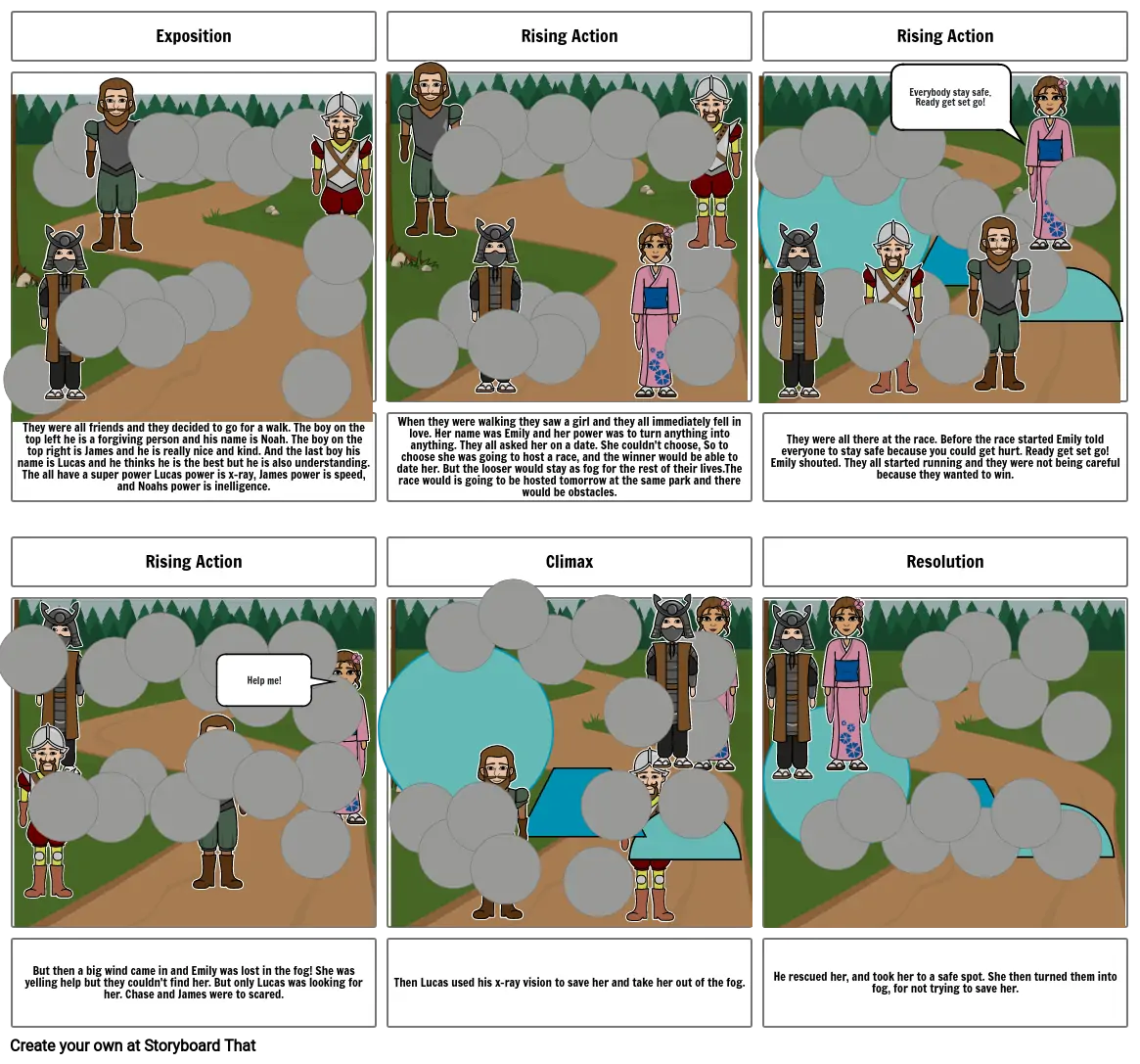 Angelos myth storyboard