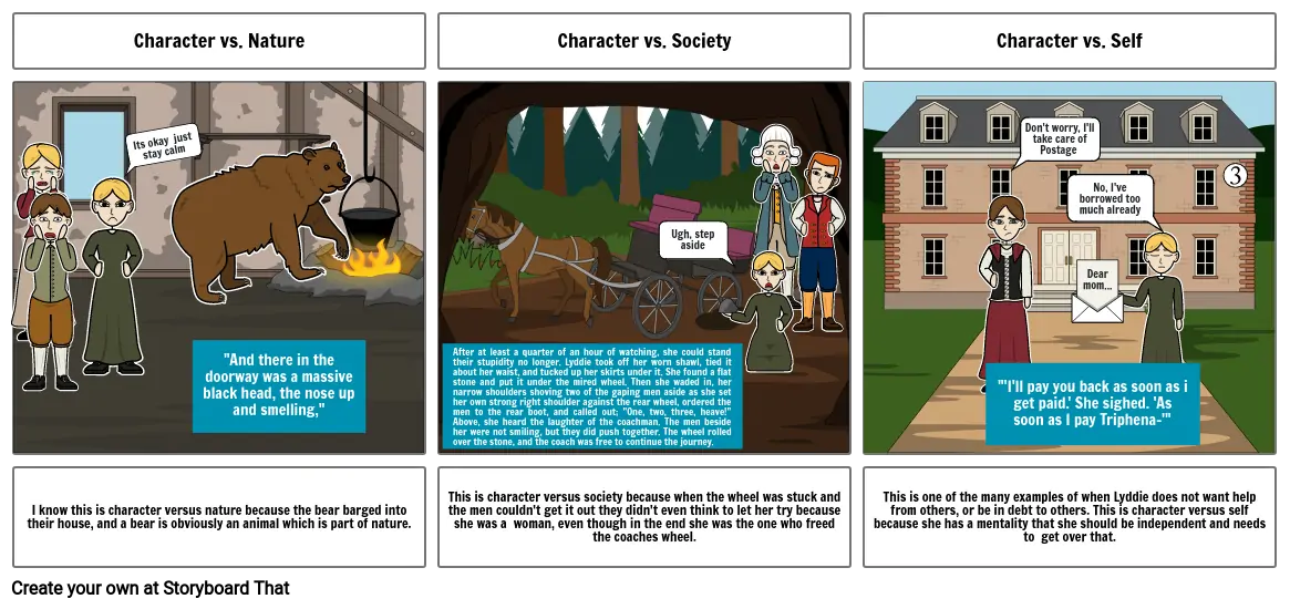 Types of Conflict Lyddie