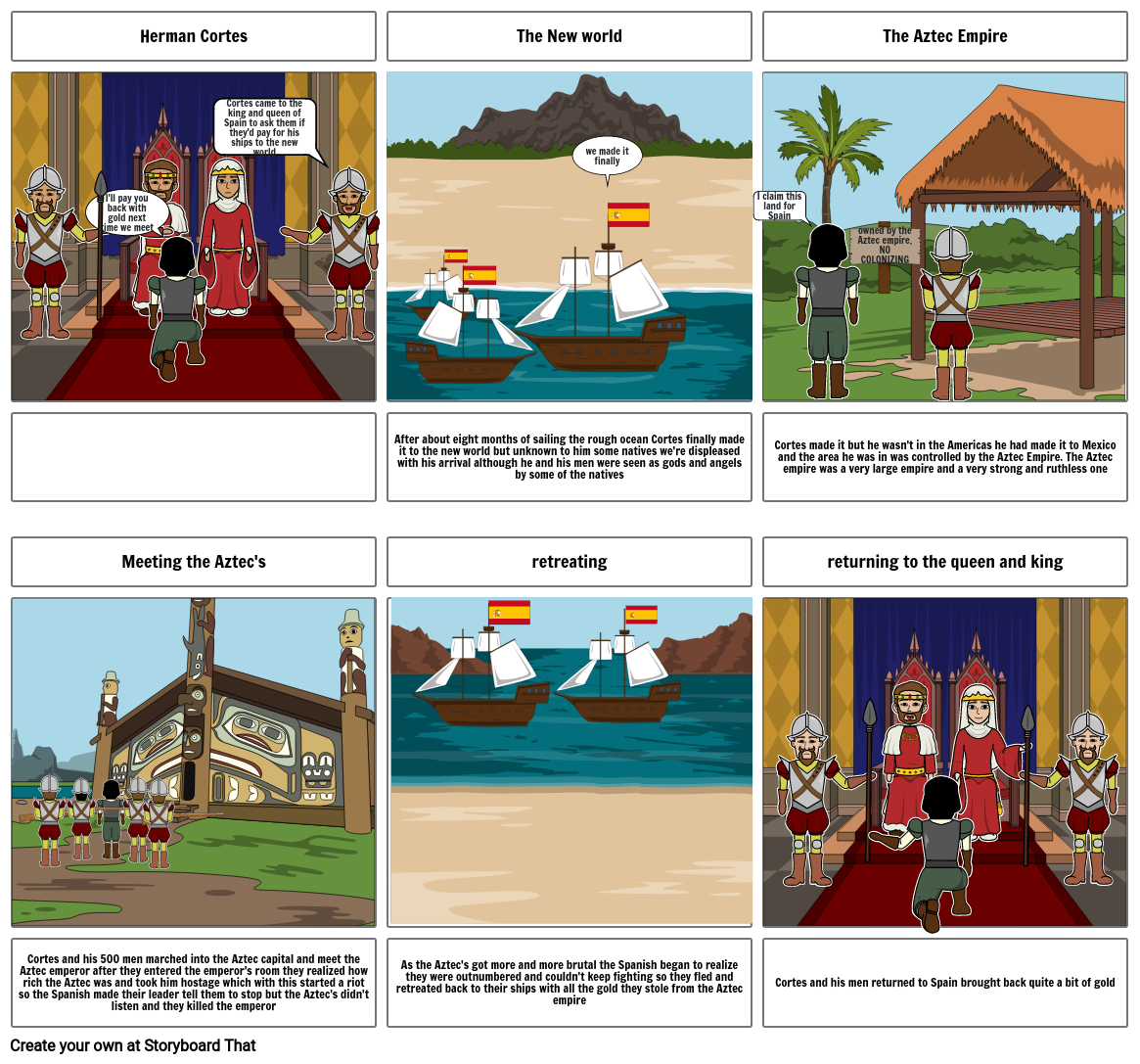 Herman Cortes Storyboard por b1627b91