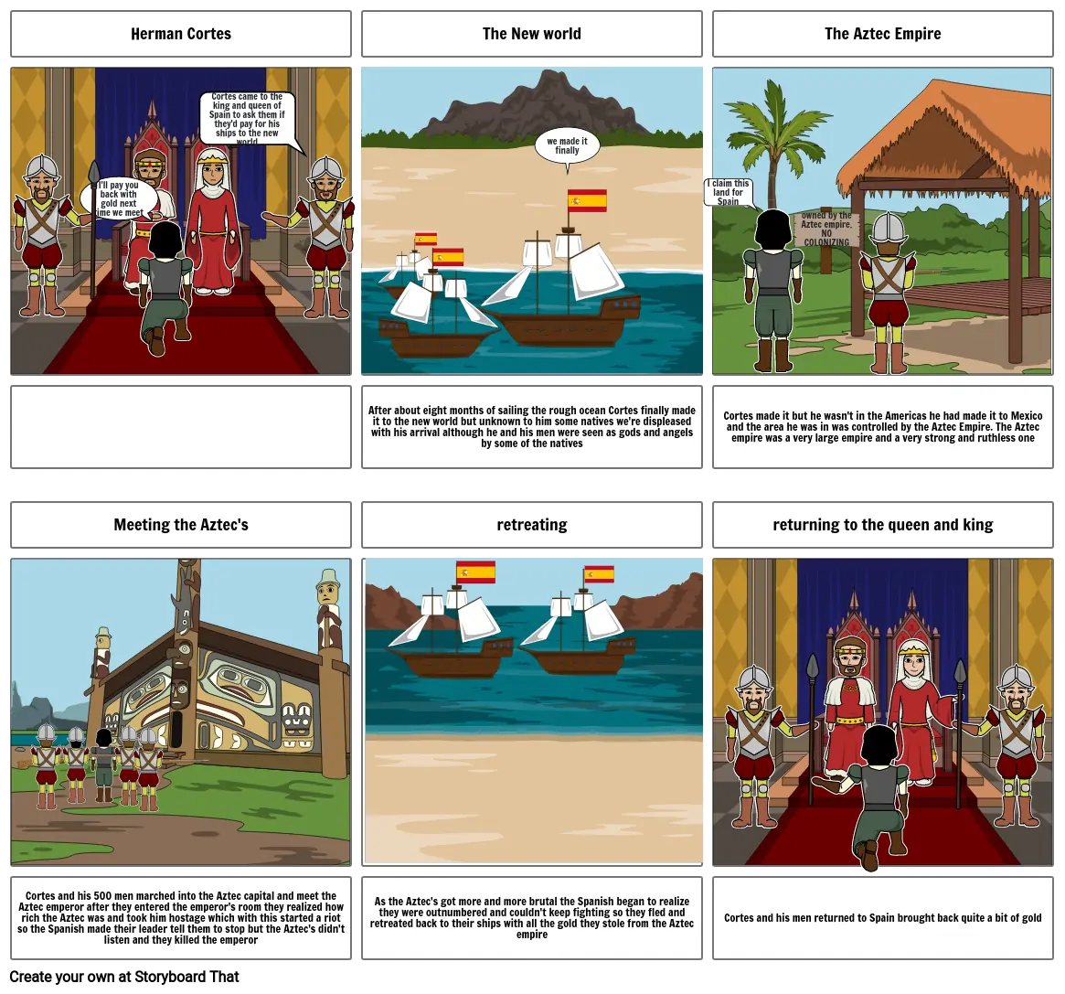 Herman Cortes Storyboard by b1627b91