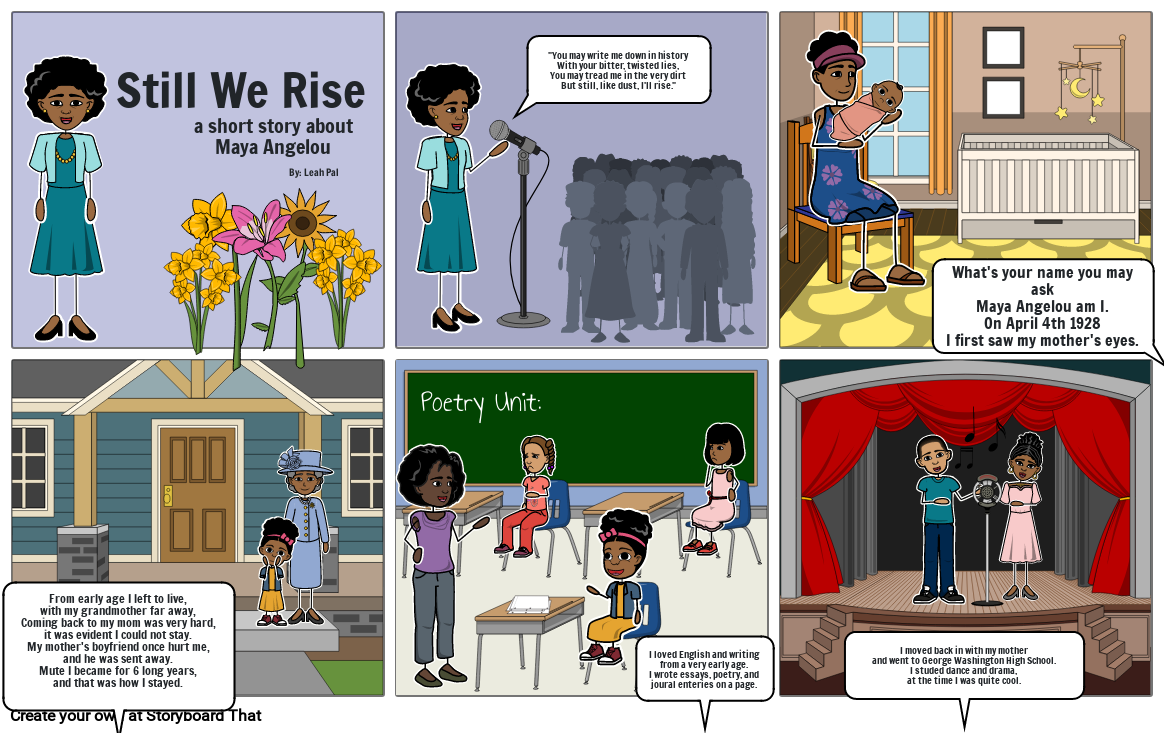 Maya Angelou Children&#39;s Book Pt 1