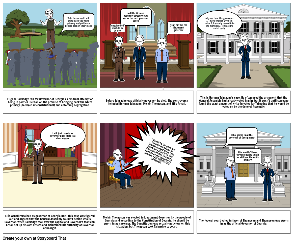 1946 Governor's Race Storyboard by b22546cb