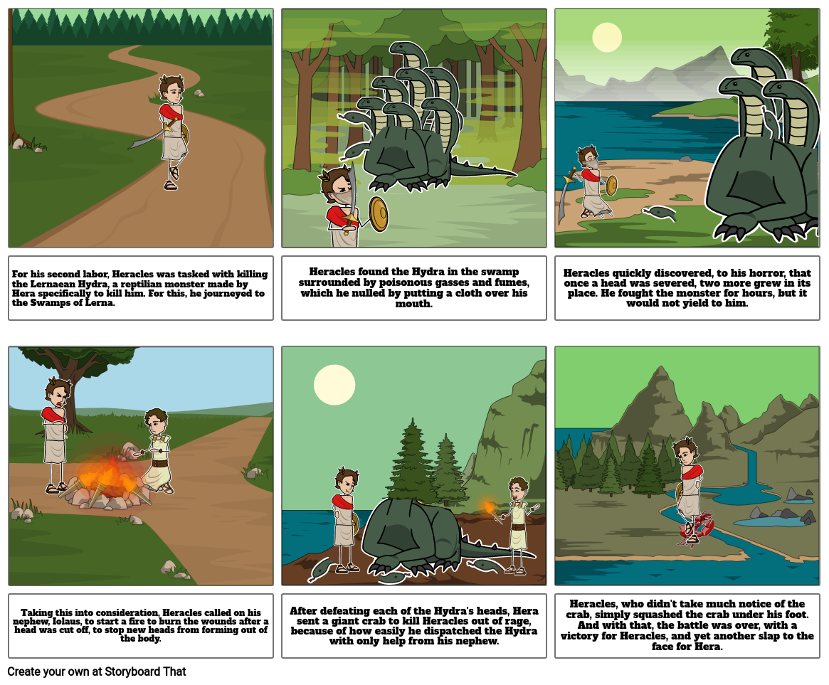 Mythology Storyboard By B E