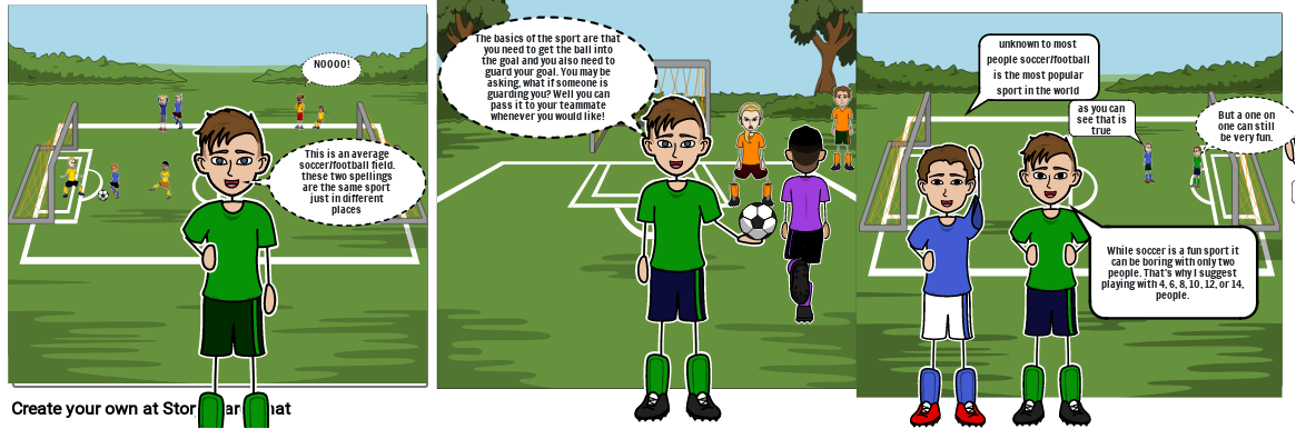 How To Play Soccer Storyboard by b235a413