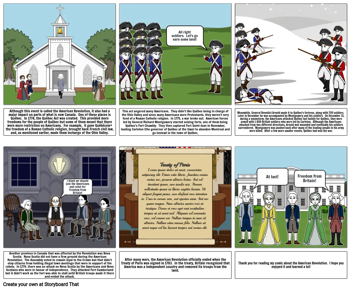 Arianna History - The American Revolution Comic 2