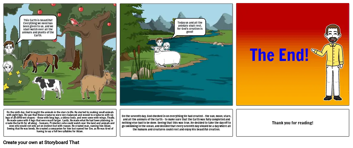 Religion Creation Story Comic 2