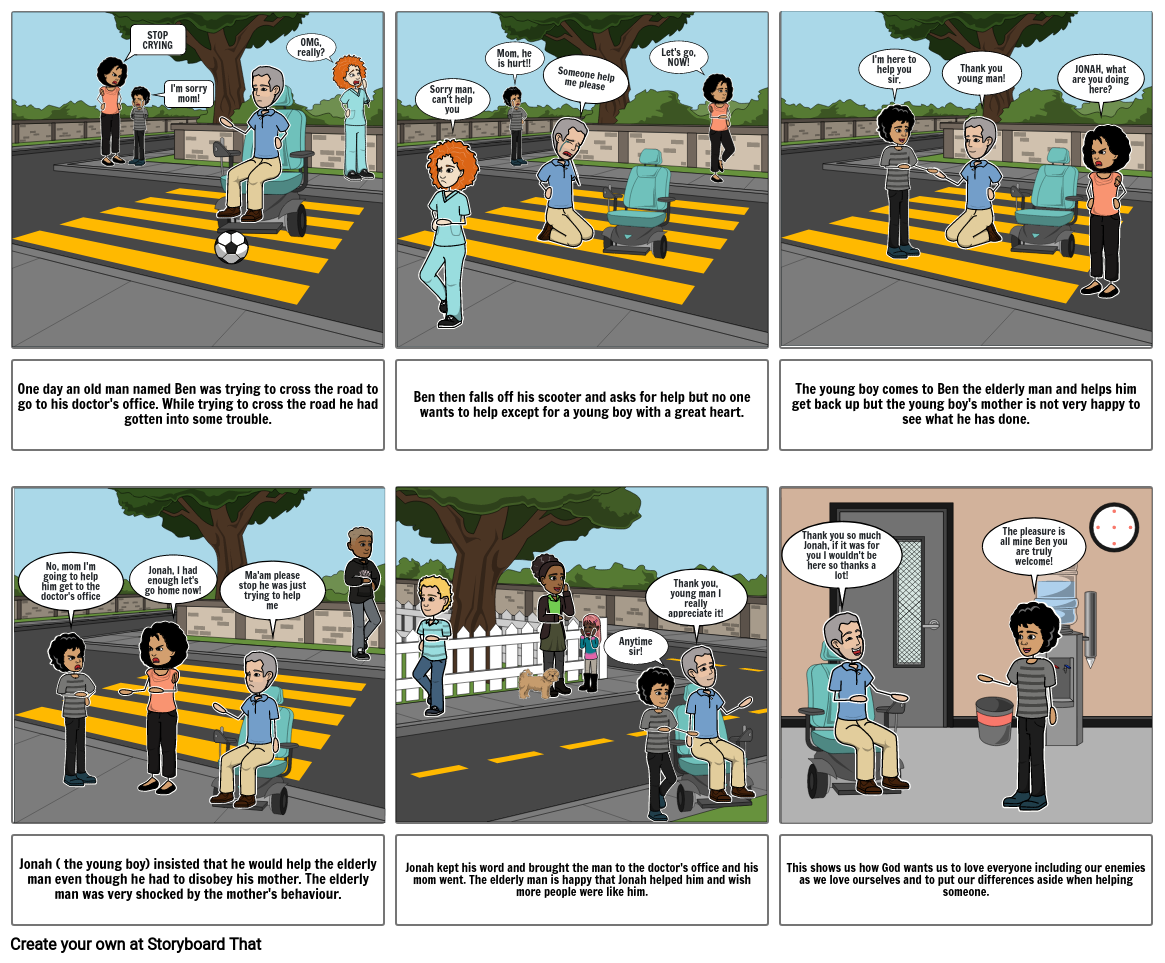 The Good Samaritan Storyboard by b271e91e