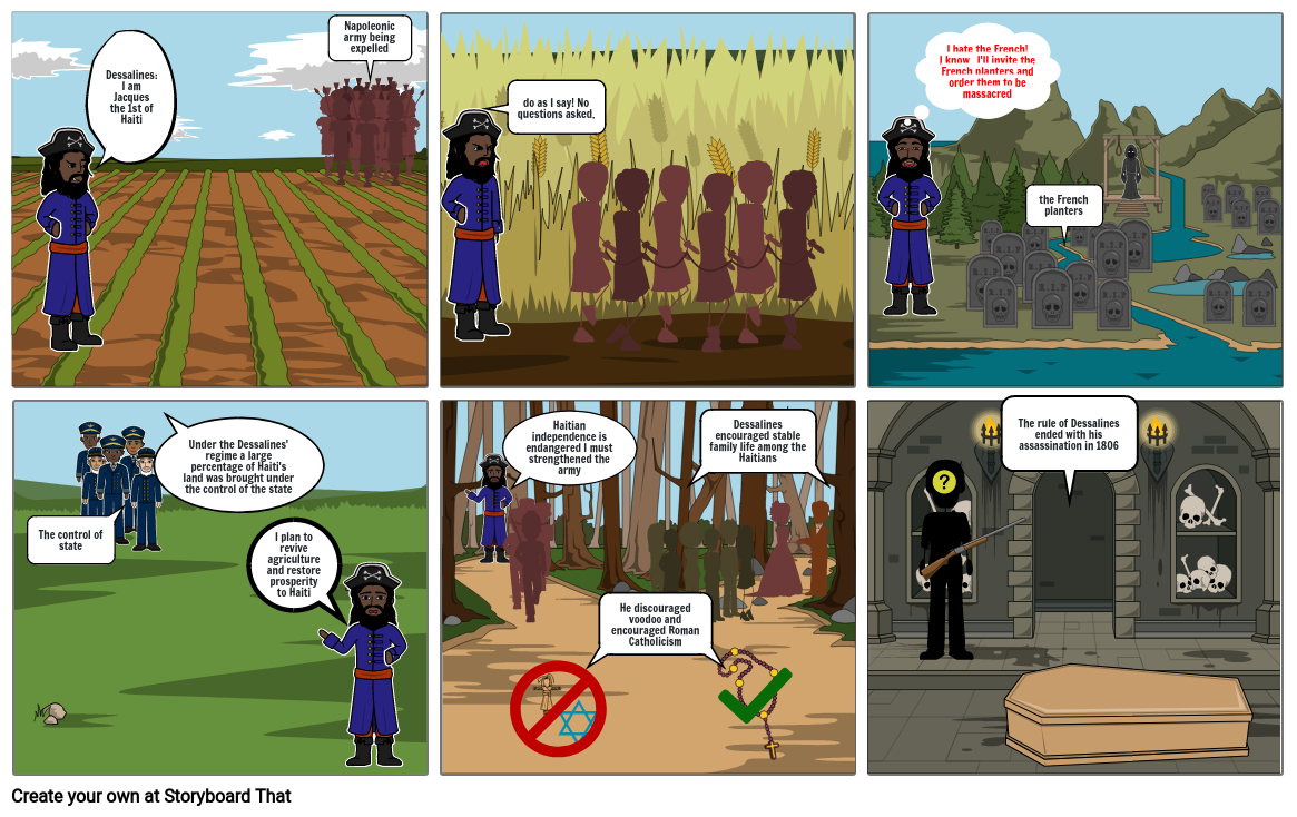 Jean Jacques Dessalines Storyboard by b27d62bf