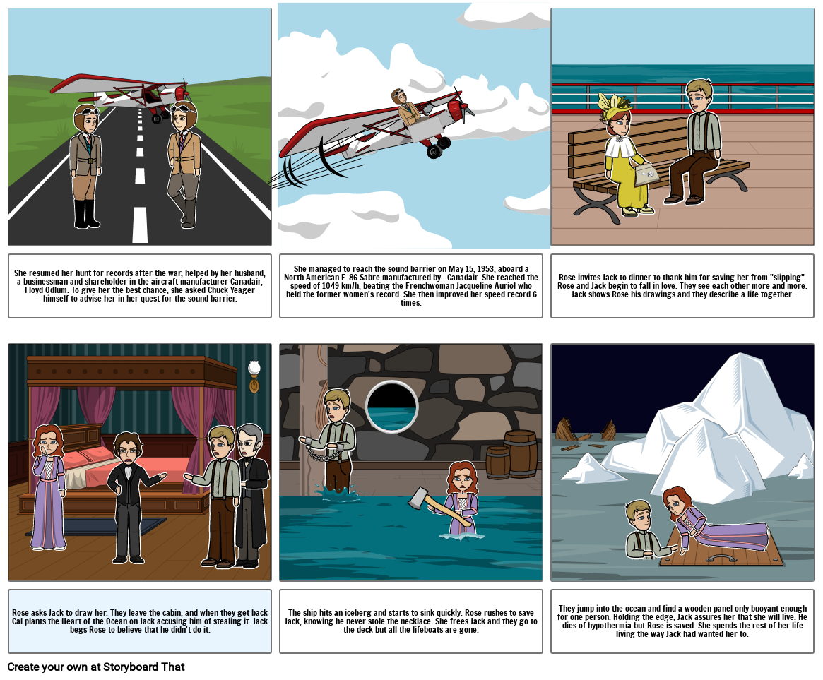 Jacqueline Cochran Storyboard by b28f9db3